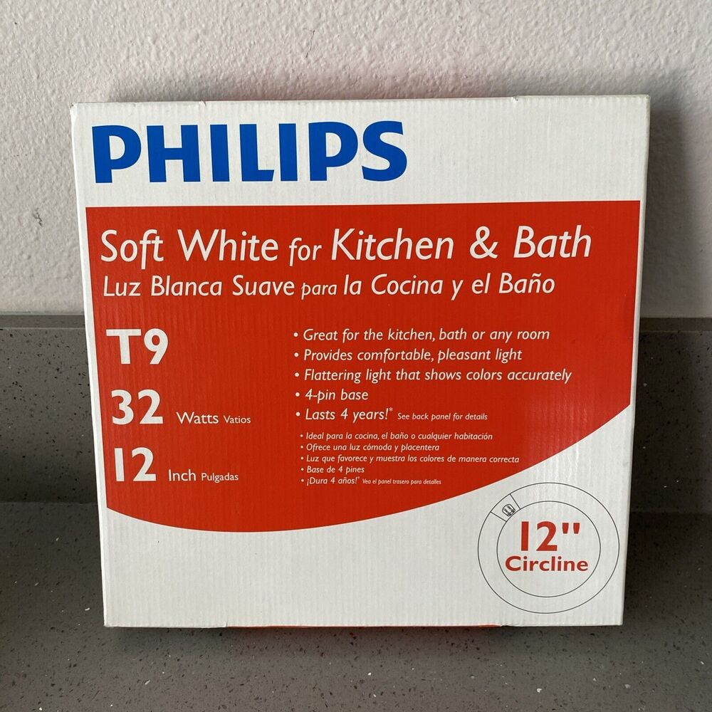 Philips T9 32Watt 12in Circline Soft White for Kitchen & Bath bulb
